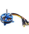 LE2204 1800KV Brushless Motor for RC Plane 2 to 3S LiPo with 3.5mm banana plug adapters and 31.5mm bolt pattern