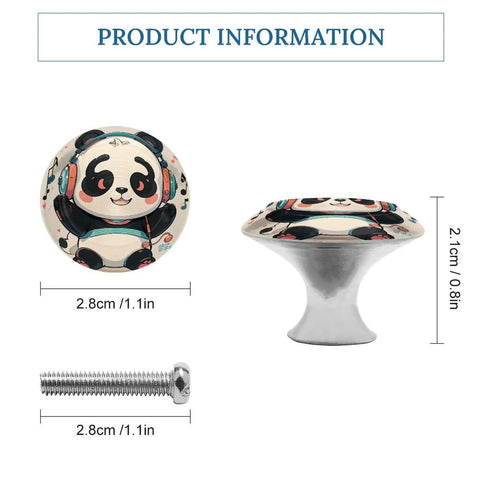 Antique Stainless Steel Round Cabinet Knobs And Drawer Handles 2 Pack Hella Durable Metal Kitchen Furniture Hardware Slick Design Top Tier Quality Upgrade, panda design knob with dimensions.