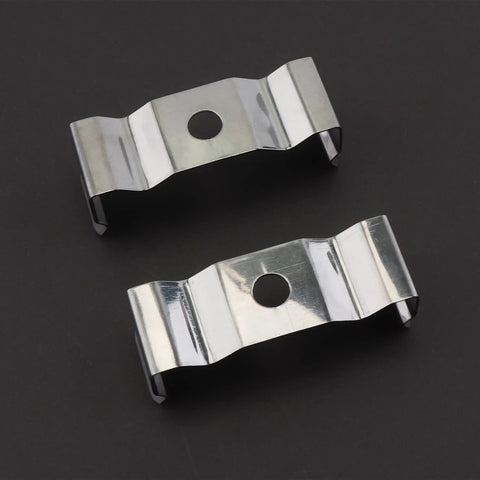 Durable T8 Light Clips and Bracket Hangers for Hanging Integrated Tube Light Fixtures, nickel plated manganese steel