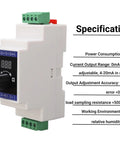 4 To 20mA Current Loop Signal Generator With Digital Display, Adjustable 0 To 22mA Output, Pro Grade PLC Calibration Device.