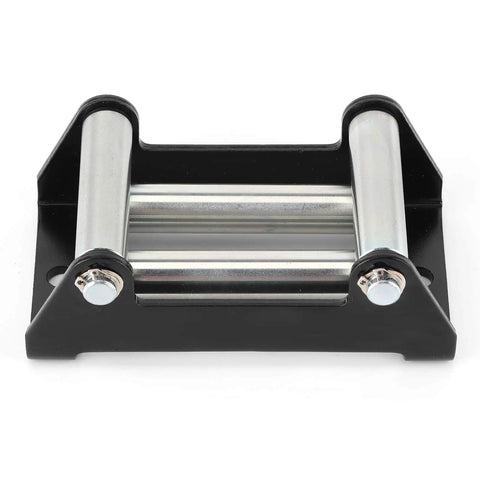 Universal Heavy Duty Winch Roller Fairlead Galvanized Steel Frame 110mm 4 Inch Hole Distance Durable for Off Road Mounts