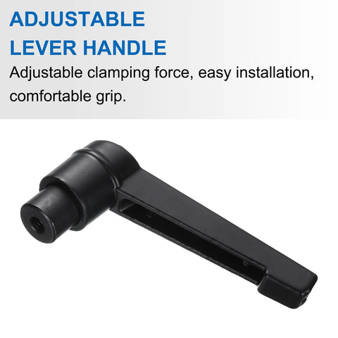 Black adjustable lever handle, 4 Pack Clamping Lever Adjustable Handles With M4 Female Thread Level Hand Knobs And Quick Release