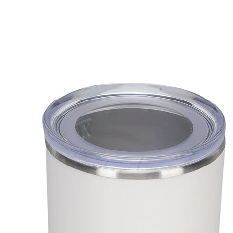 Close-up of the top lid of the Slick 2 In 1 Self Stirring Heated Coffee Mug With Automatic Mixing And 3 Chill Proof Temp Modes For Coffee Milk Cocoa Protein Shakes 300 Ml Stainless Steel Keeps Your Daily Brew Hot No App Nonsense Required.