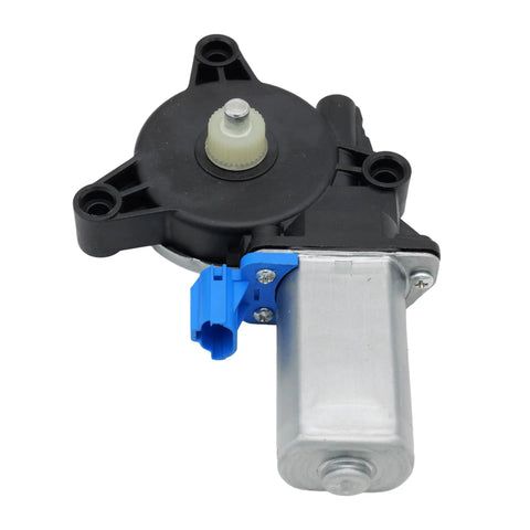 Front Left Driver Side Power Window Lift Motor For 2011 To 2015 Hyundai Sonata And 2011 To 2016 Elantra side view with connector.
