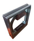 Frame Square Spirit Level 100Mm By 100Mm Heavy Duty Design With 0.05Mm Per Meter showing precision ground base and sturdy features.