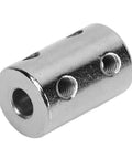 Close-up of a steel component from 5Pcs CNC Motor Jaw Shaft Coupler Set Anti Burr Universal Shaft Coupling Durable Steel With Smooth Edges