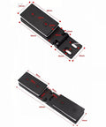 Heavy Duty Stainless Steel Glass Door Hinge For Frameless Bathroom And Shower Setup With Smooth 180 Degree Pivot and dimensions shown.