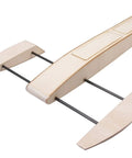 Classic 495mm Outrigger Wooden Shrimp Boat Kit For RC Boats DIY Brushless Hull with plywood construction and carbon fiber supports
