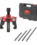 3 Jaw Harmonic Balancer Puller Tool Kit For Crankshaft Pulley Removal Wicked Strong Set with case and push rods.
