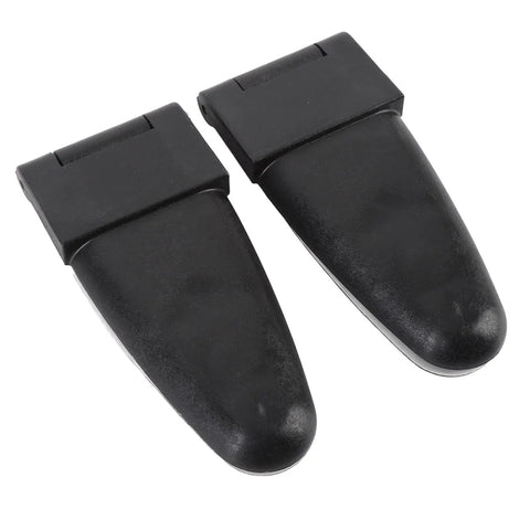 Rear Glass Door Hinges Kit For LEER 100XL And 100LE Truck Cap 2 Hole Design Direct Fit OEM 103528 Replacement Plastic Window Hinge Set