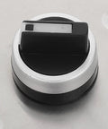 Built Like A Tank Stainless Steel Three Position Selector Switch Panel dial with black knob for industrial machinery control.