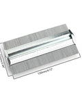 Kickass Metal Contour Gauge Nailing Any Shape Instantly For Quick Profiling And Fast Pattern Duplication Totally Hassle Free For Woodworking Tile Floors And Trim Work Steel Pin Gauges Straight Up Built To Last, showing dimensions.