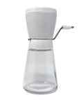 No Fuss Nut And Topping Chopper For Quick Snack Prep And Ice Cream Toppings 7.25 inch glass base with handle