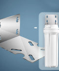 Two Pack Stainless Steel Water Filter Housing Brackets For 10 Inch And 20 Inch Systems Heavy Duty Fixed Metal Rack Mount