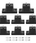 8 Pack Rubber Vibration Isolator Mounting Brackets For Outdoor Mini Split AC Condenser Heavy Duty Anti Vibration Mounts
