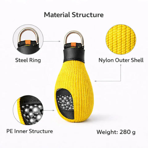 Heavy Duty Outdoor Throw Bag 280g For Arborists And Climbers Multi Purpose Rope Bag For Tree Work Rock Climbing And Spelunking Built Tough