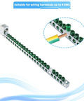 21 Terminal Grounding Bar Kit For BR And CH Series Load Centers showing installed green screws