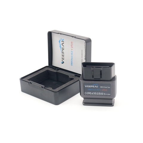 Bluetooth OBD II Scanner With BLE For iOS And Android Wireless Car Diagnostic Tool and packaging box