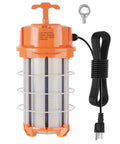 250W LED Work Light Super Bright Delivers 37500 Lumens High Bay Job Site Lighting With 5000K Daylight Portable Hook