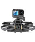 Avata 2 Drone Action Camera Mount Holder for DJI Action 5 and 4 Pocket 3 2 1 GoPro Series Insta360 on drone with GoPro attached