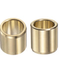 Zero Hassle Swap Two Pack Three Quarter By One By One Inch Cast Brass Flanged Sleeve Bearing Heavy Duty Oilless Bushing gold finish