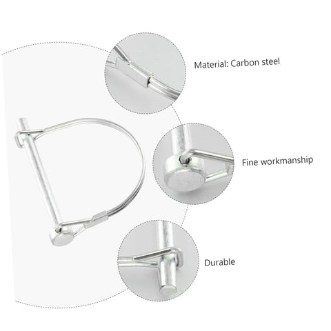 Heavy Duty D Shaped Shaft Locking Pins For Trailers Trucks And Wagons Built Tough To Secure Your Rig Instantly Without Sweat Just Slam Them Home And Cruise Smooth On Every Haul And Job Site Around