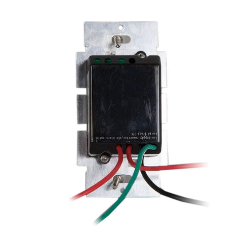 Back view of LED Dimmer Light Switch For Home Use 3 Way And Single Pole 600W Incandescent Max 150W Dimmable LED with wires