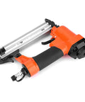 Heavy Duty Industrial Air Brad Nailer Pneumatic Straight Nail Gun For 30Mm Steel Nails, close-up view of tool features and design.