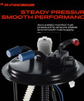 Premium Quality Straight Swap Electric Fuel Pump Module Assembly With Pressure Sensor For Kia Sorento 2005 2006 V6 3.5L close-up with connectors.