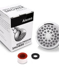 High Pressure 3 Inch Shower Head with Anti Clog Anti Leak Fixed Chrome Shower Head with box and installation accessories