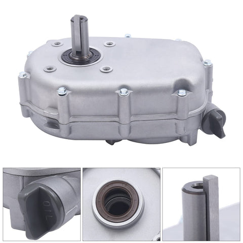 13HP Reduction Gearbox For Honda GX270 With Internal Clutch And Rotatable Oil Plug Half Speed Reduction Compact Silver