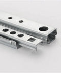 Close-up of 2 Pack Ball Bearing Drawer Slides 8 To 16 Inch For Cabinets And Furniture, Smooth Quiet Glide Steel Rails