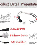 Product details of Motion Sensor Light Switch With IR Sensor For Closet Lighting Under Cabinet Lights And Wardrobes Auto On And Off 12V 24V