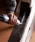 Applying Pro Grade All Weather Flashing Tape For Windows And Doors 6 Inch Wide 75 Foot Roll Black With Advanced Acrylic Adhesive