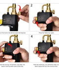 Steps to operate Propane Torch Head With Three Nozzles Trigger Start MAP Pro Gas Torch Push Button Igniter Welding Torch Head