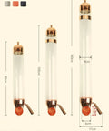 Wall Mounted Coffee Bean Dispenser With Clear Glass Tube, Two Point Seven Kg Capacity adjustable valve and size options.