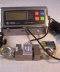 Professional Digital Crane Scale With S Shape Load Cell And 1000 Lb Capacity Precision Industrial Hook Gauge with LCD screen and cables.