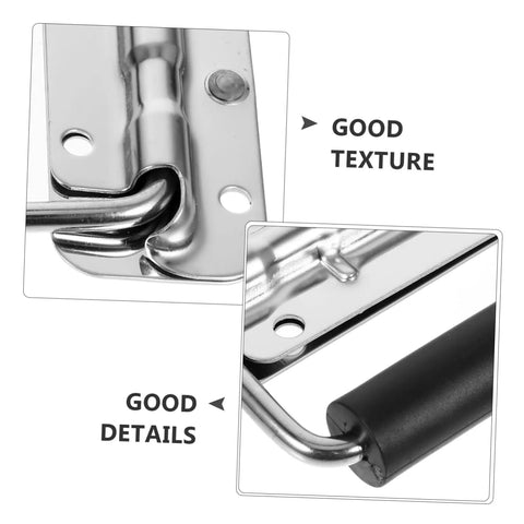 Heavy Duty Folding Steel Handle With Comfy Grip For Garage Doors And Toolboxes Badass Portable Lift Assist Perfect For Quick Home Fixes And On The Road Repairs Without The Hassle