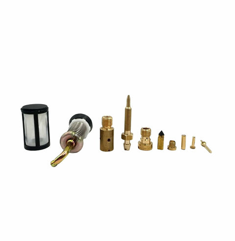 Carburetor Repair Rebuild Kit With Float For Rochester 2 Barrel Fits Mercruiser Mercury Marine 3.0L 4.3L 5.0L 5.7L parts