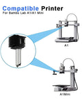 Pro Grade Drop In Multi Size Hotend Kit With 0.2mm 0.4mm 0.6mm 0.8mm Nozzles For A1 Mini And A1 3D Printers compatibility diagram