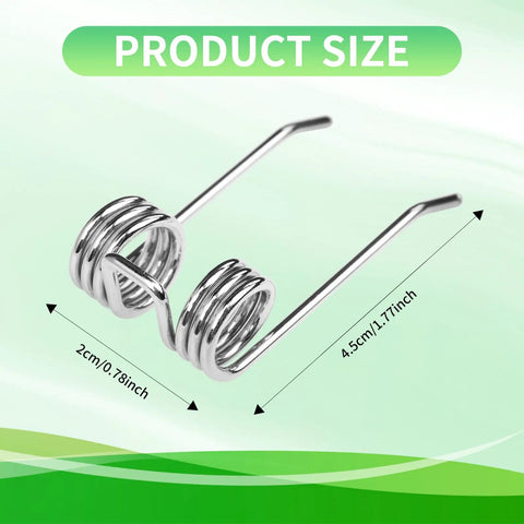 36 Pack Dethatcher Tines Replacement For Greenworks 27022 And 2500600G showing product size with dimensions
