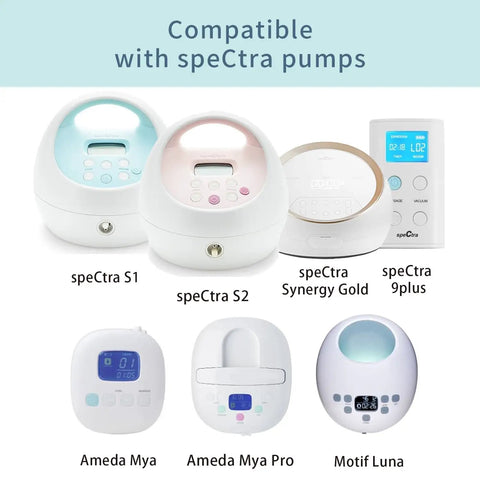 20mm Flange And Duckbill Valve Replacement Kit For Spectra S1 S2 And 9 Plus Breast Pumps Not Original Replacement Parts Includes 2 Flanges And 2 Valves Easy Fit Compatible With Spectra Pump Accessories, compatible with Spectra pumps