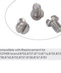 20 Pack TP Style Needle Plate Screws For Sewing Machines Replacement Hardware For Single Needle Units Compatible With Industrial And Home Models Standard Thread Durable Construction Easy Install Great Value Must-Have Kit, metal screws for Brother B705-B781