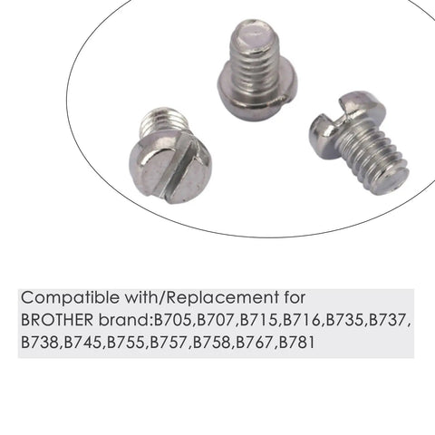 20 Pack TP Style Needle Plate Screws For Sewing Machines Replacement Hardware For Single Needle Units Compatible With Industrial And Home Models Standard Thread Durable Construction Easy Install Great Value Must-Have Kit, metal screws for Brother B705-B781
