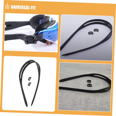 Adjustable Silicone Eyeglass Strap For Swimming And Pool Use No Slip Design Quick Adjustment Durable Goggles Retainer