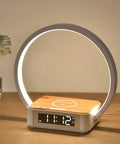 Bedside Lamp With Qi Wireless Charging Pad And Touch Dimmer LED Desk Reading Lamp With Three Color Modes Eye Caring Light