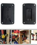 5 Pack Tool Holder Dock Mount For Dewalt 20V Drills And Milwaukee M18 Tools Belt Desk Wall Mounts Durable ABS Plastic Setup