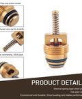 Complete 16 Piece Air Conditioning Valve Core Kit With Caps, Valve Stems, And R134A Cores For Car Air Conditioning Repair
