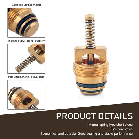 Complete 16 Piece Air Conditioning Valve Core Kit With Caps, Valve Stems, And R134A Cores For Car Air Conditioning Repair