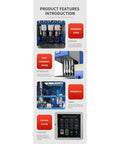 Heavy Duty Pet Stretch Blow Molding Machine For Household Containers Quick Mold Change System showing infra-red oven and control system.